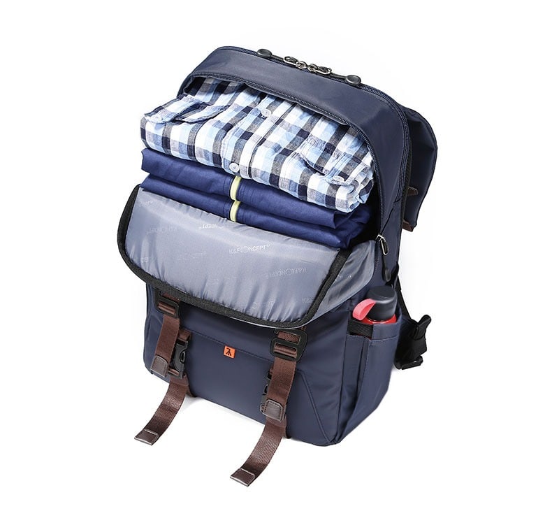 Upper section for personal items