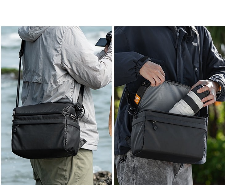 Backpack and shoulder bag