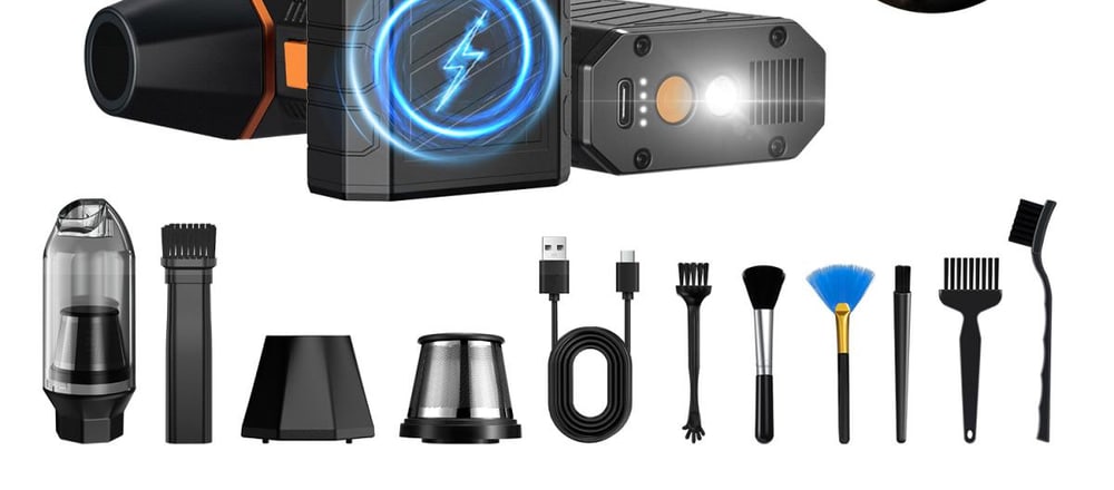 Six brushes included