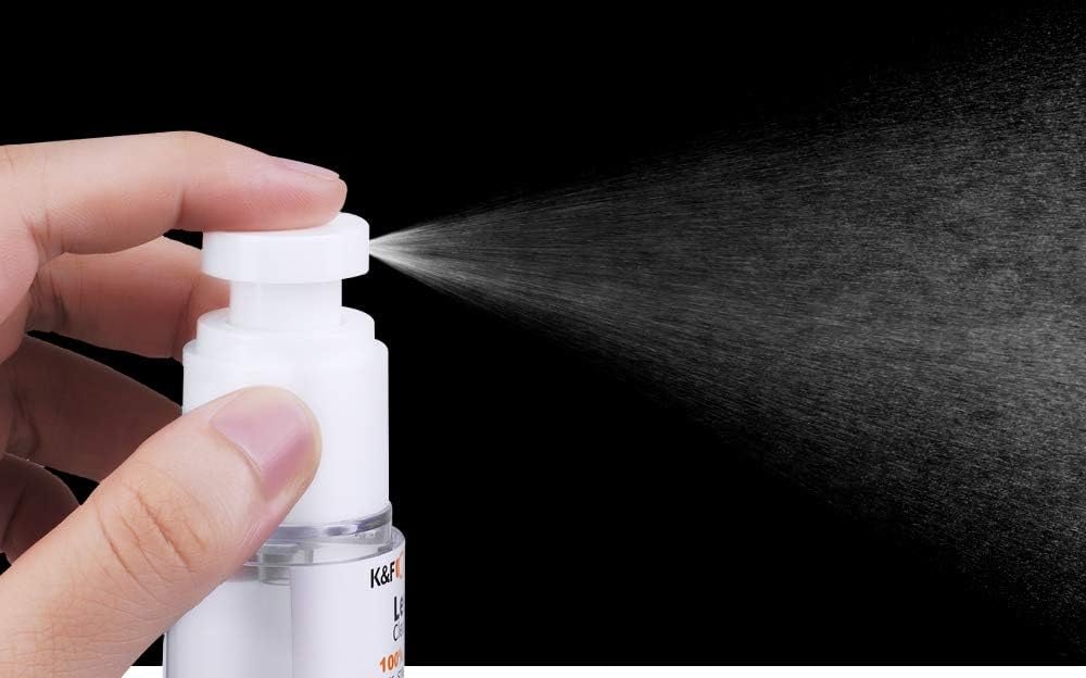 Solution in a spray bottle