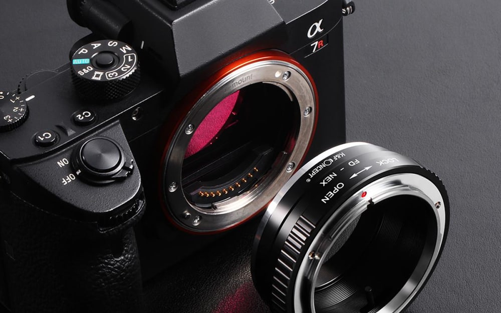 Canon FD lenses on Sony E cameras