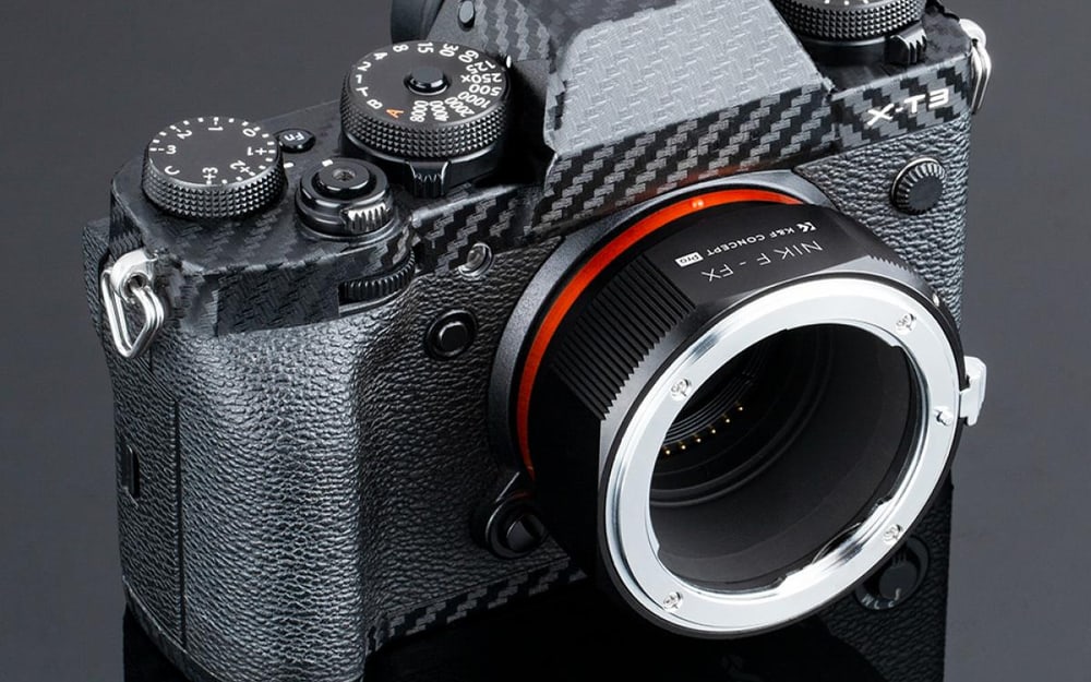 Nikon F lenses on Fujifilm X cameras