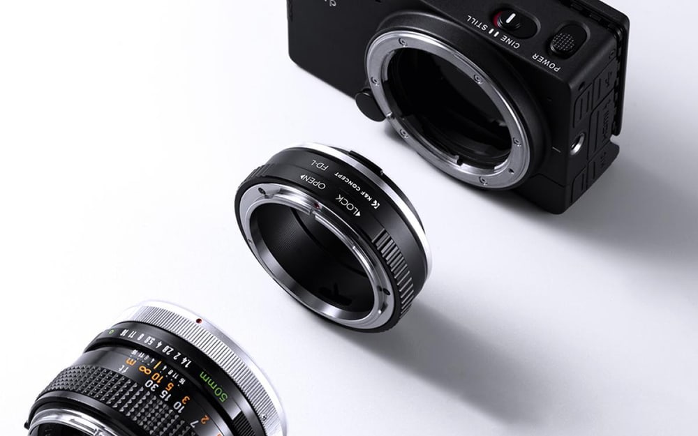 Canon FD lenses on L-Mount cameras