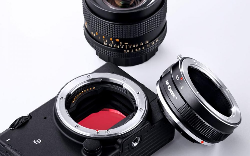 Contax/Yashica lenses on L-Mount cameras