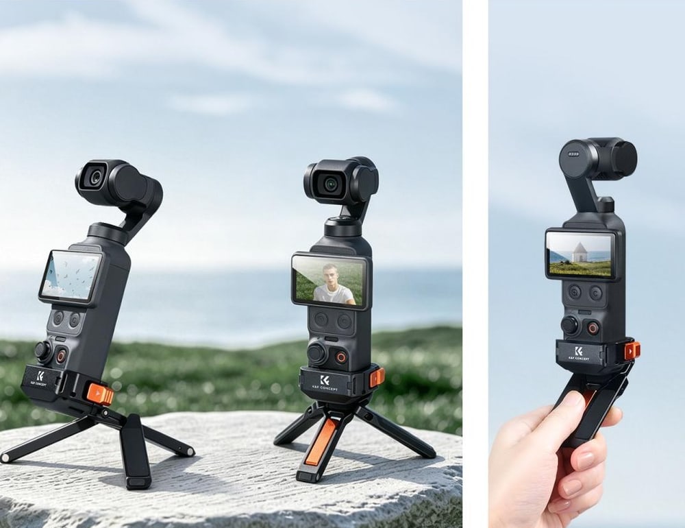 Double-sided legs, shoot from any angle