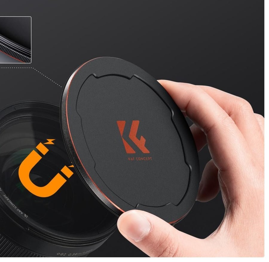 Magnetic lens cap