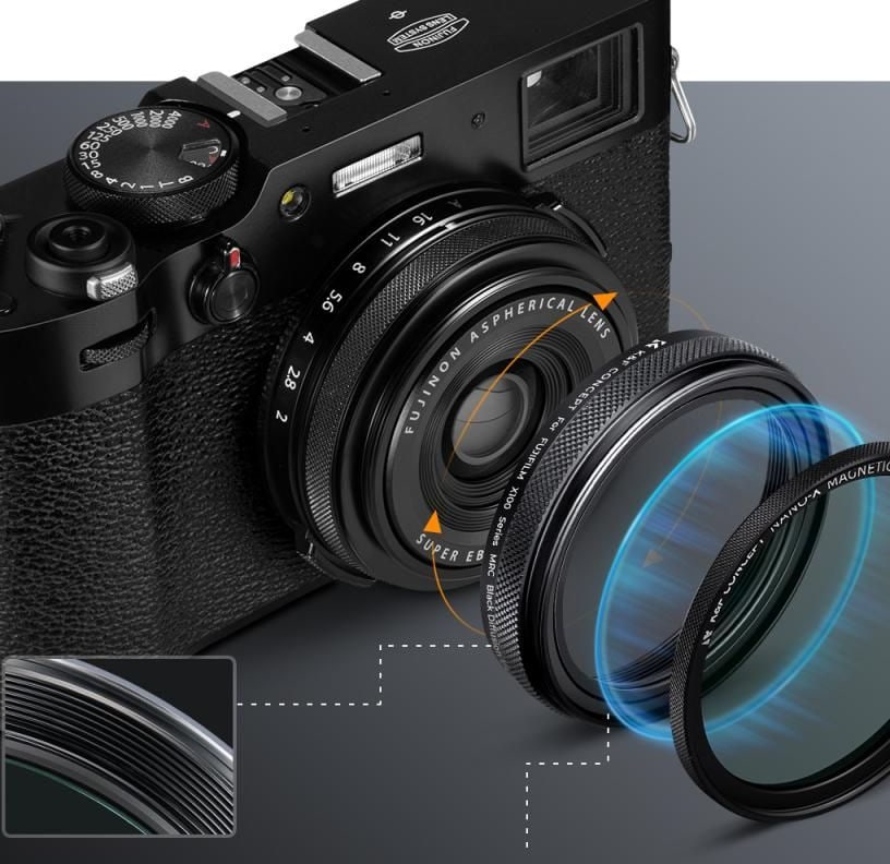 K&F Concept Nano-X UV filter for Fujifilm X100