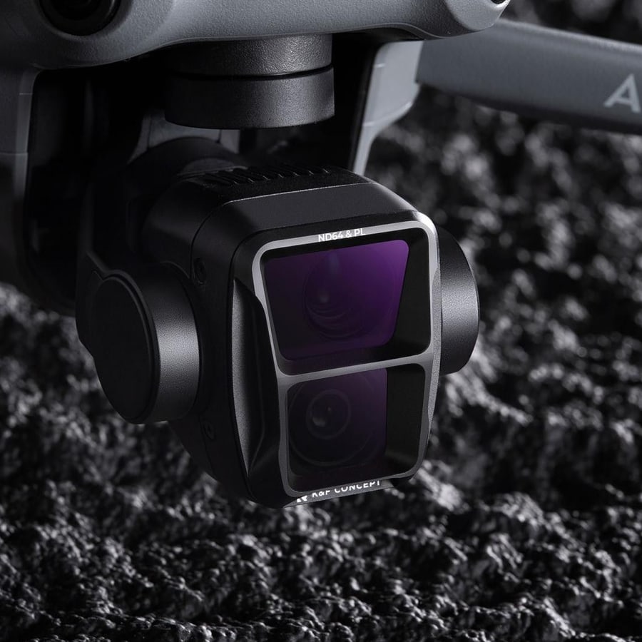Filters straight onto the drone camera