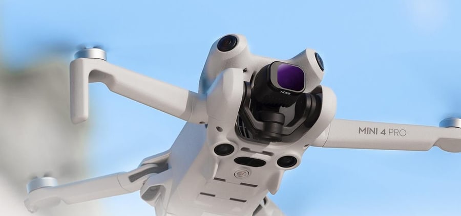 Filters straight onto the drone camera