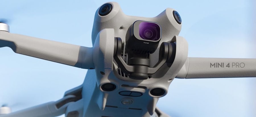 Filters straight onto the drone camera