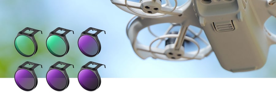 K&F Concept set of 6 filters UV + CPL + ND8 + ND16 + ND32 + ND64 for the DJI NEO drone