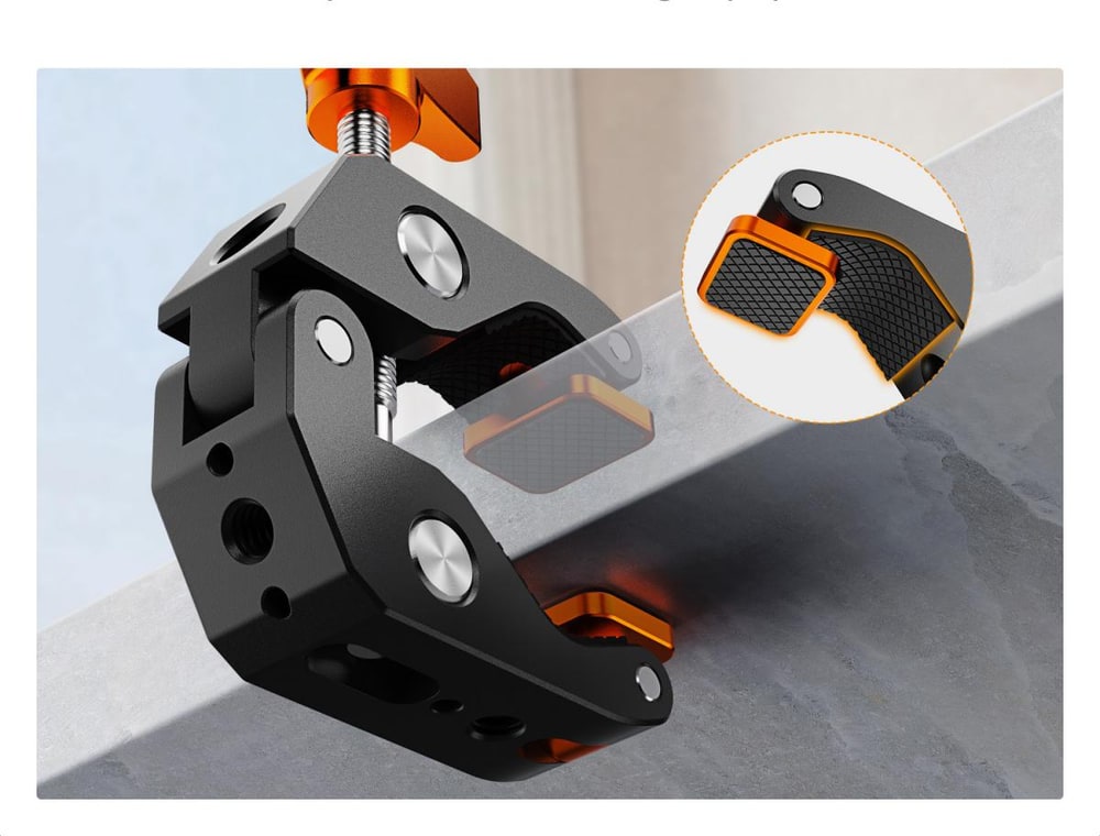 Rotating jaws for flat and round