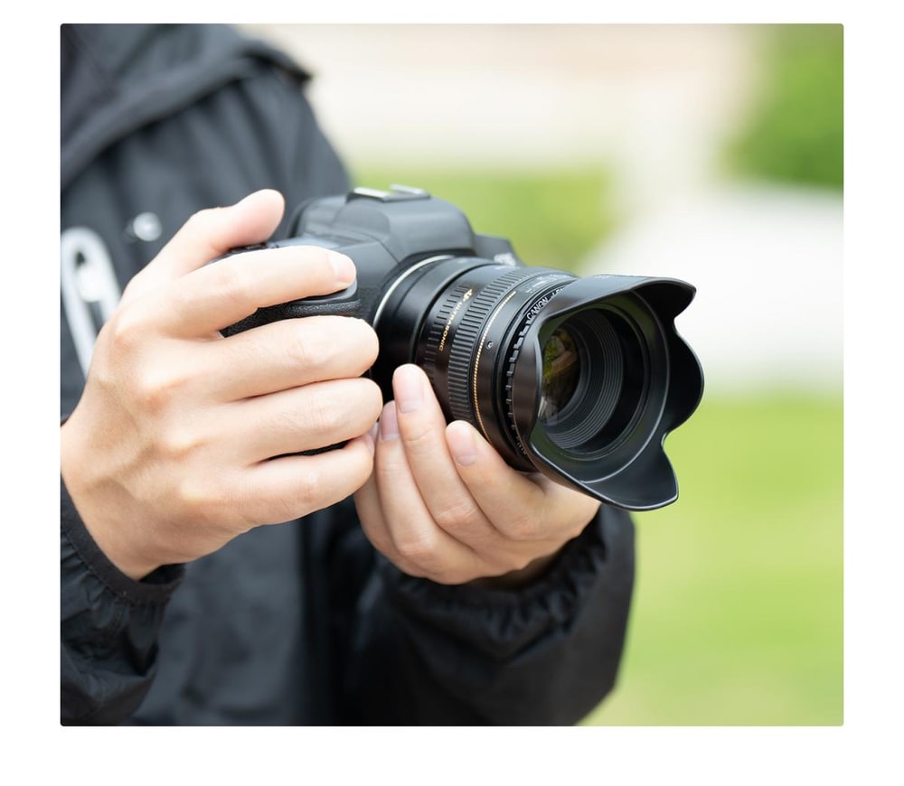 For lenses with a ⌀58 mm thread