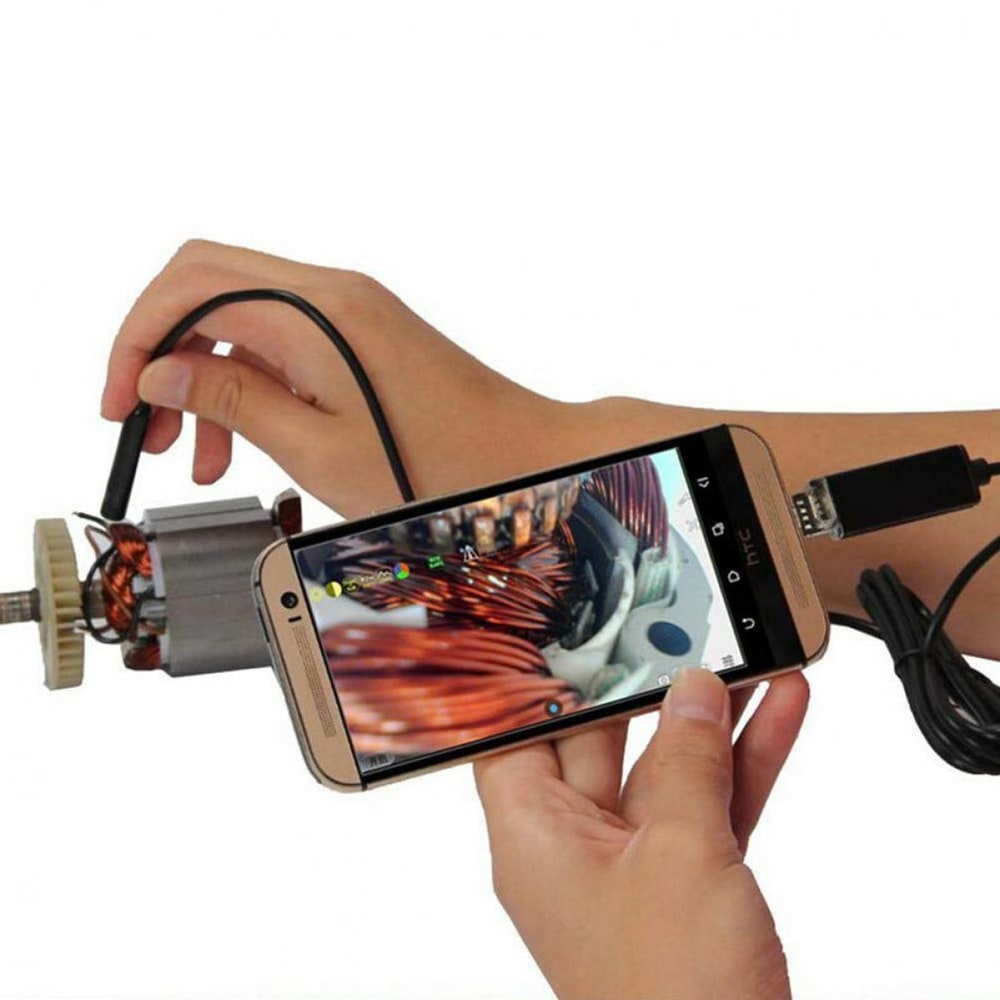 With a phone too