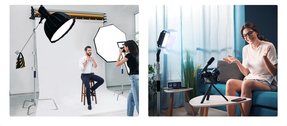 For studio and indoor sets