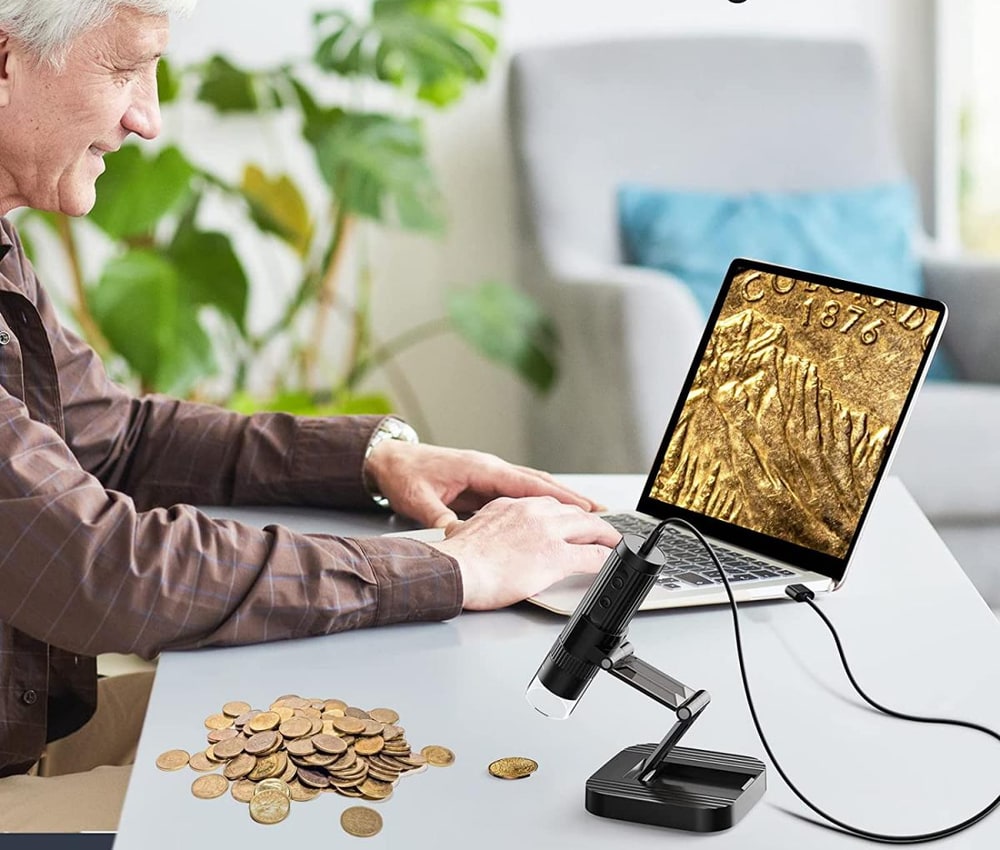 A bigger image on a computer