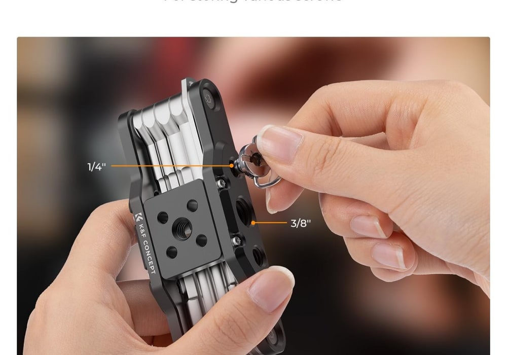 Room for spare screws