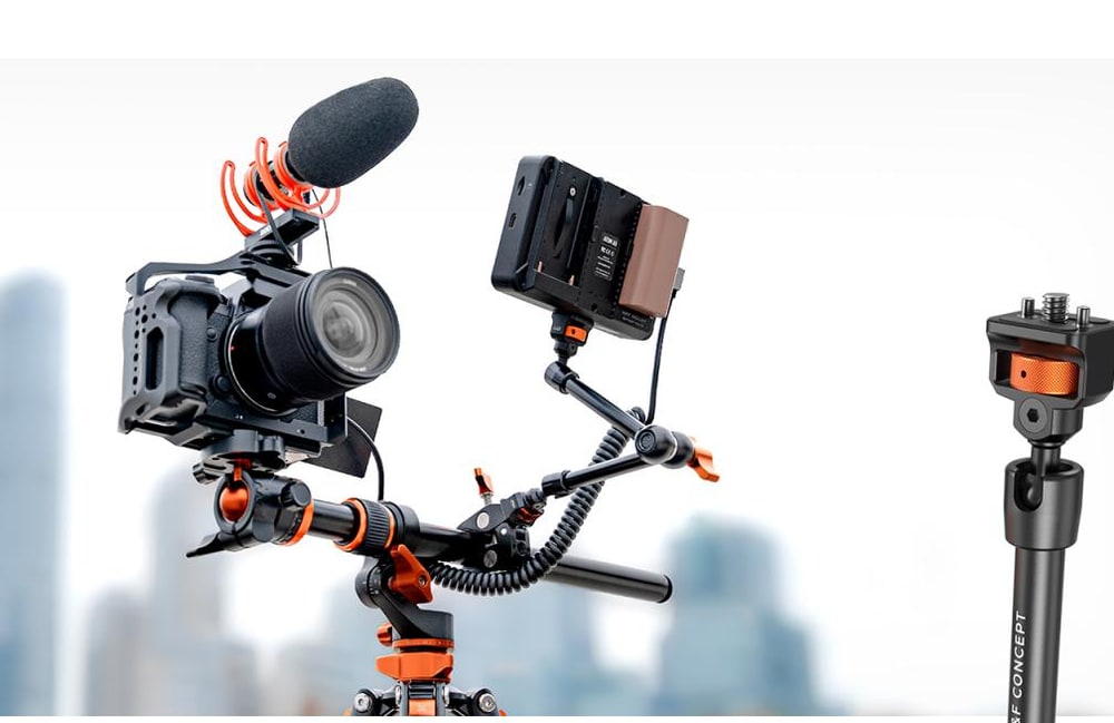 On a tripod, cage or table