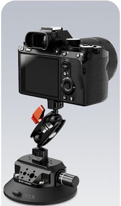 Camera or action cam on the car