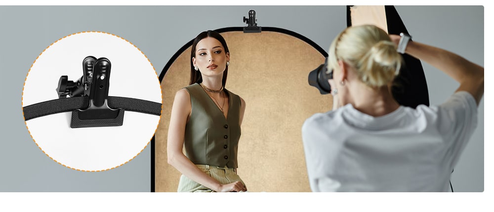 Backdrop and umbrella