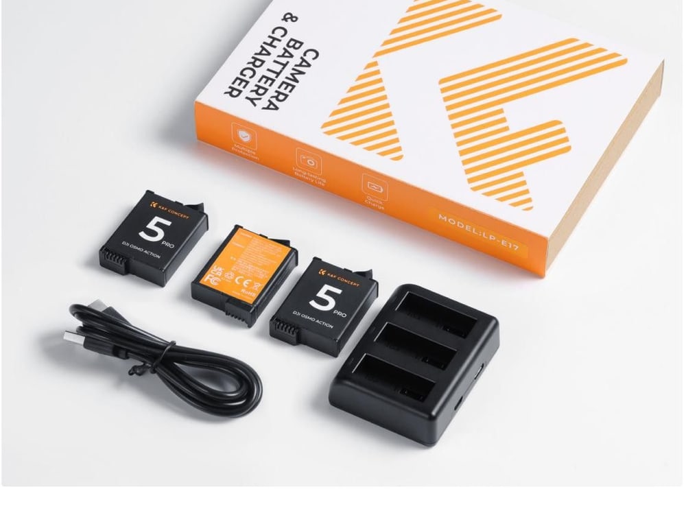 3-slot charger