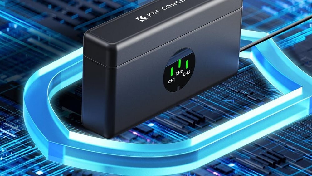 3-slot charger