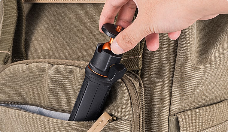 Fits a backpack pocket