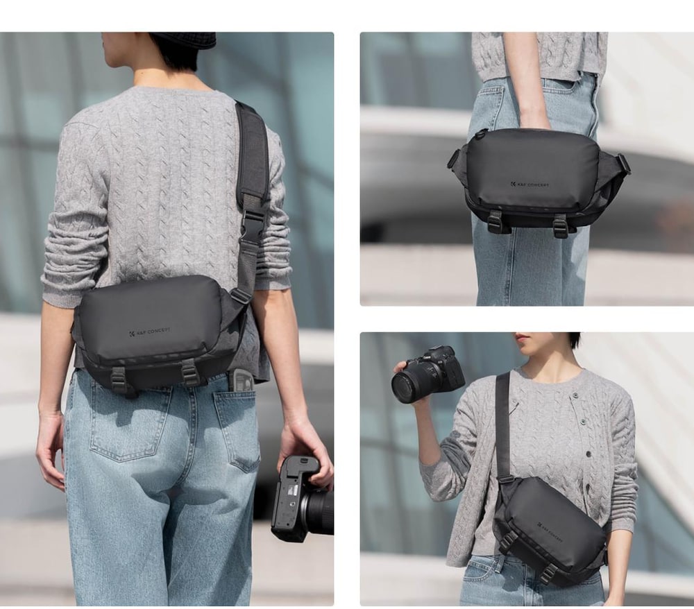Over the shoulder or by hand