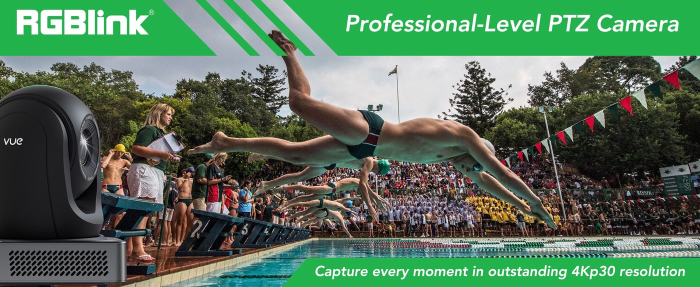Professional PTZ camera in 4K