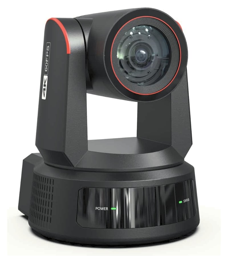 Follows the presenter on its own