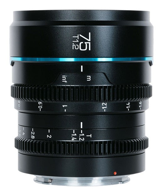 Sirui Nightwalker 75mm T1.2 S35 Manual Focus Cine Lens (Fujifilm X, Black)