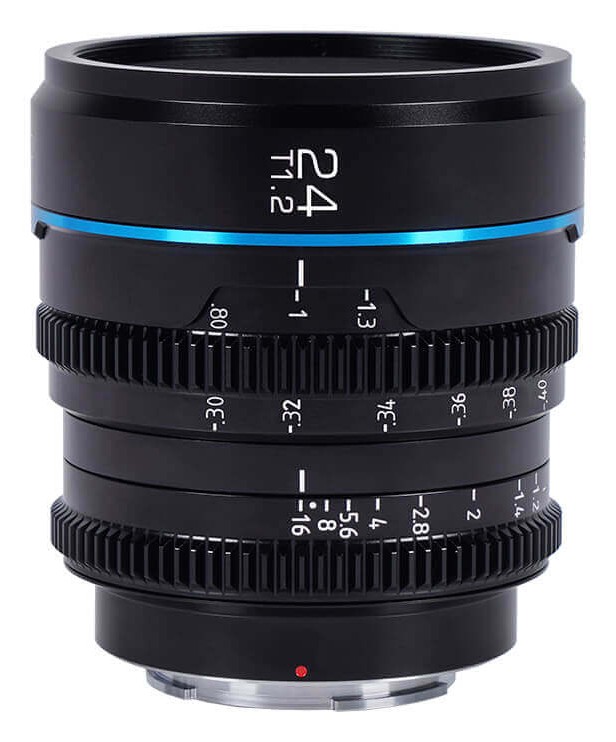 Sirui Nightwalker 24mm T1.2 S35 Manual Focus Cine Lens (Fujifilm X, Black)