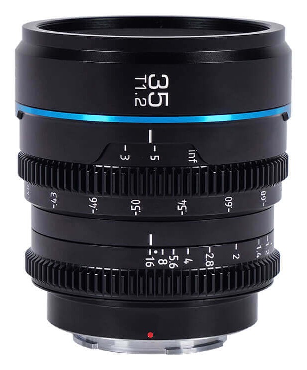 Sirui Nightwalker 35mm T1.2 S35 Manual Focus Cine Lens (MFT, Black)