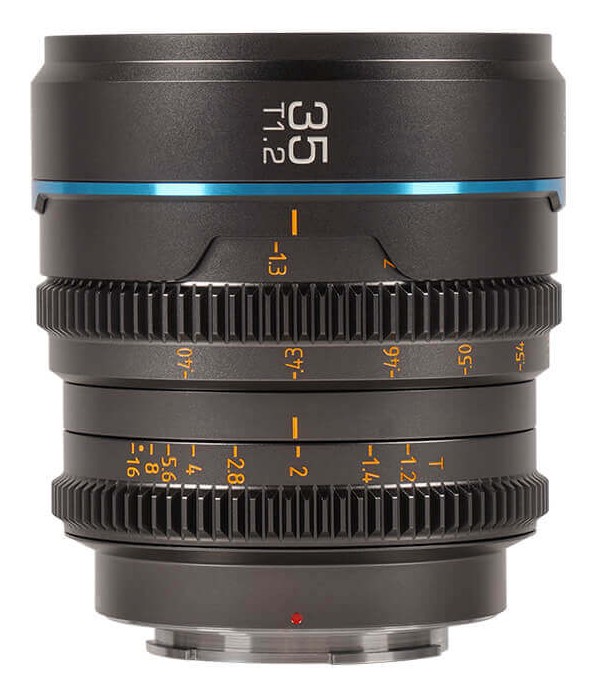 Sirui Nightwalker 35mm T1.2 S35 Manual Focus Cine Lens (L-Mount, Metal Gray)