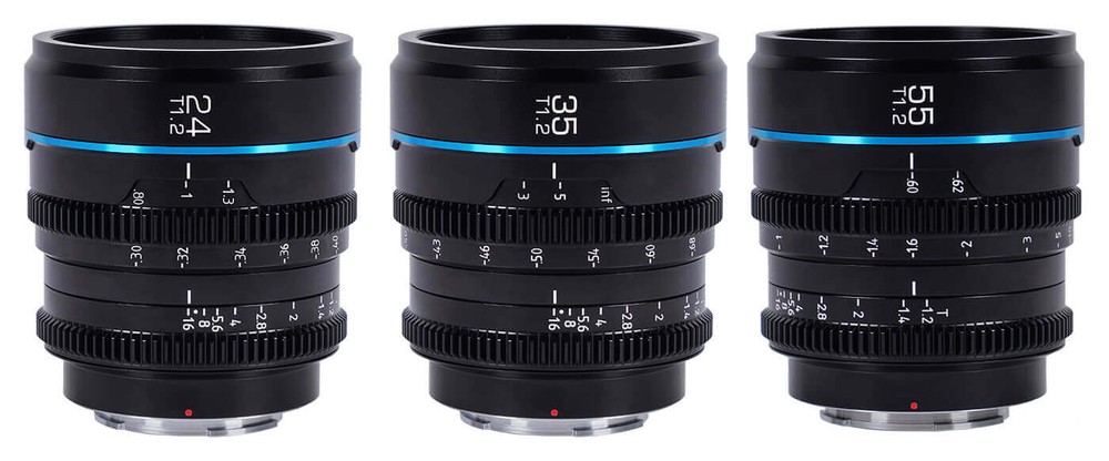 Sirui Nightwalker 35mm T1.2 S35 Manual Focus Cine Lens (MFT, Black) – A consistent set
