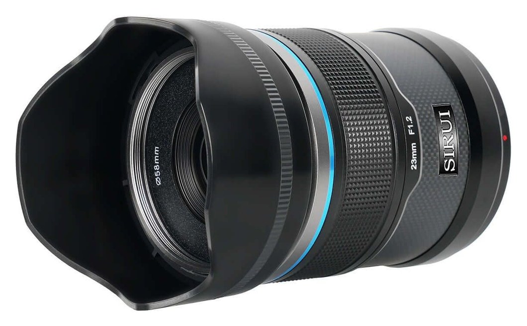 Sirui Sniper 23mm F1.2 APS-C AF Lens, Nikon Z, Black – Black version: carbon fibre finish