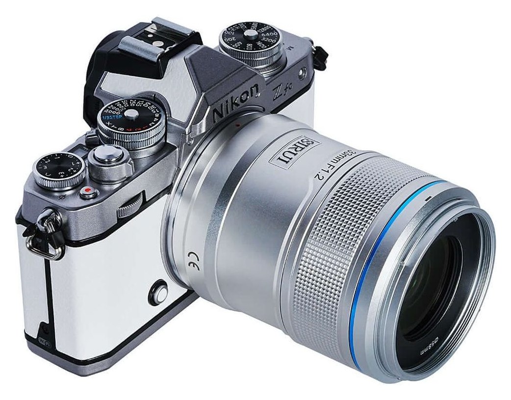 Sirui Sniper 33mm F1.2 APS-C AF Lens, Nikon Z, Silver – Silver version: aluminium alloy