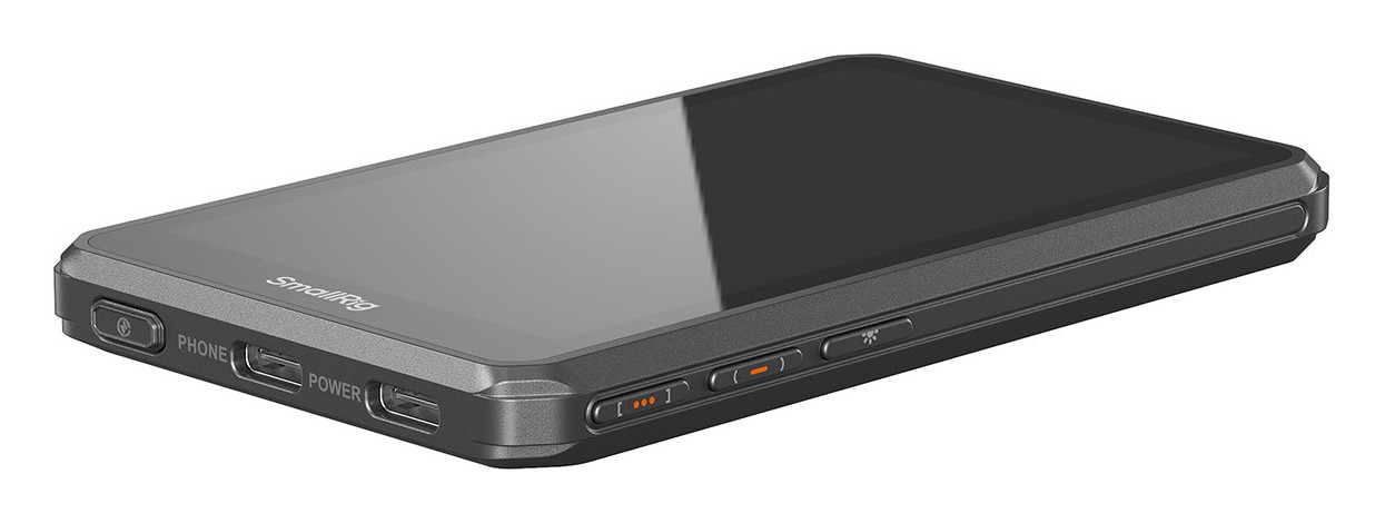 Touchscreen for shooting with the rear camera