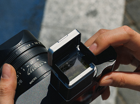 28mm optical viewfinder for waist-level viewing
