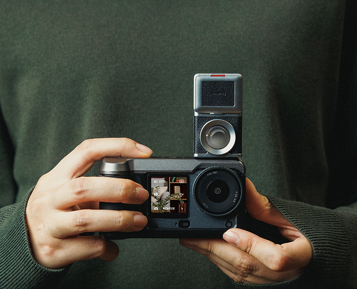 28mm optical viewfinder for waist-level viewing