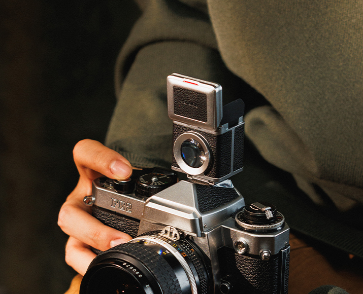 28mm optical viewfinder for waist-level viewing