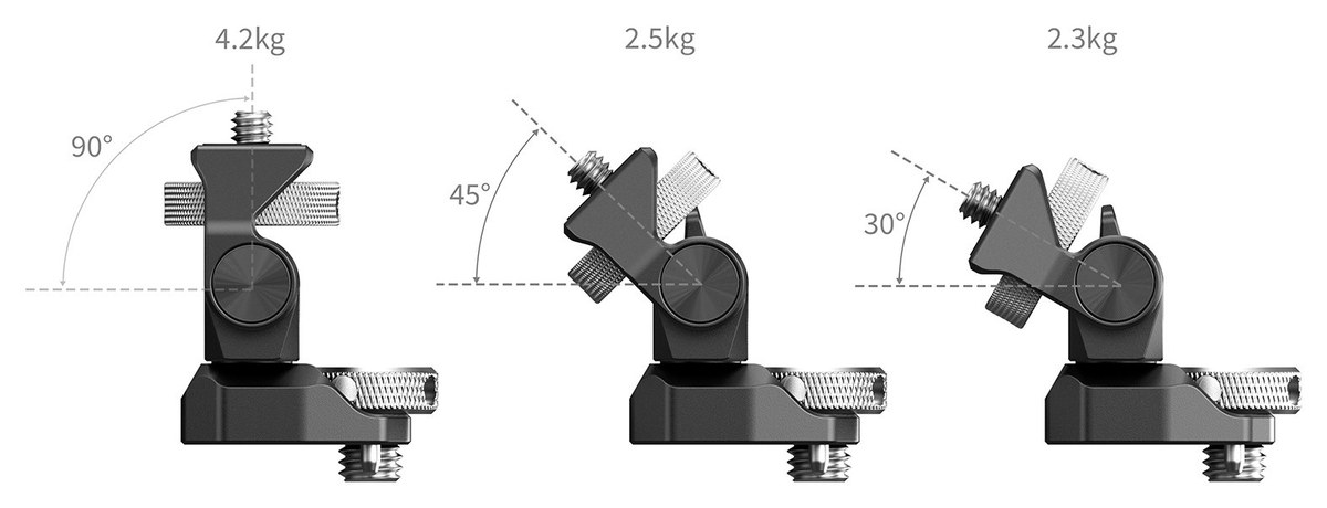 ARRI top handle with a rotating monitor mount