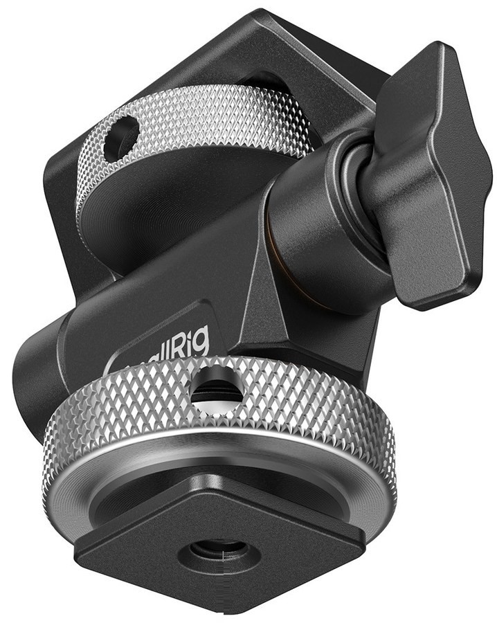 ARRI top handle with a tilting monitor mount