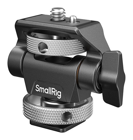 ARRI top handle with a tilting monitor mount