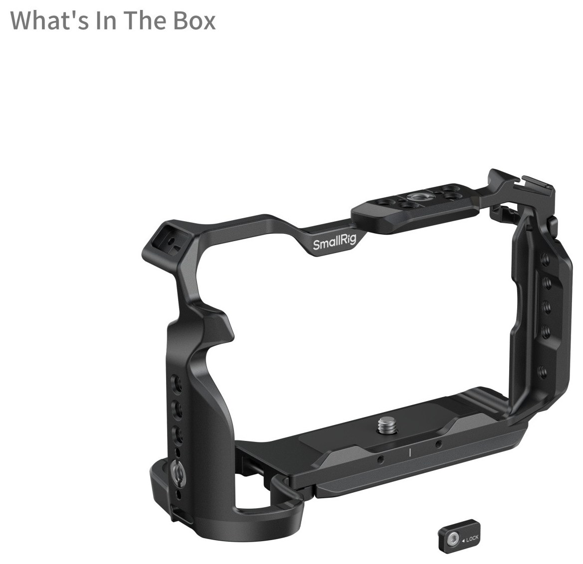 Nikon Z5IIc cage with a HawkLock NATO rail