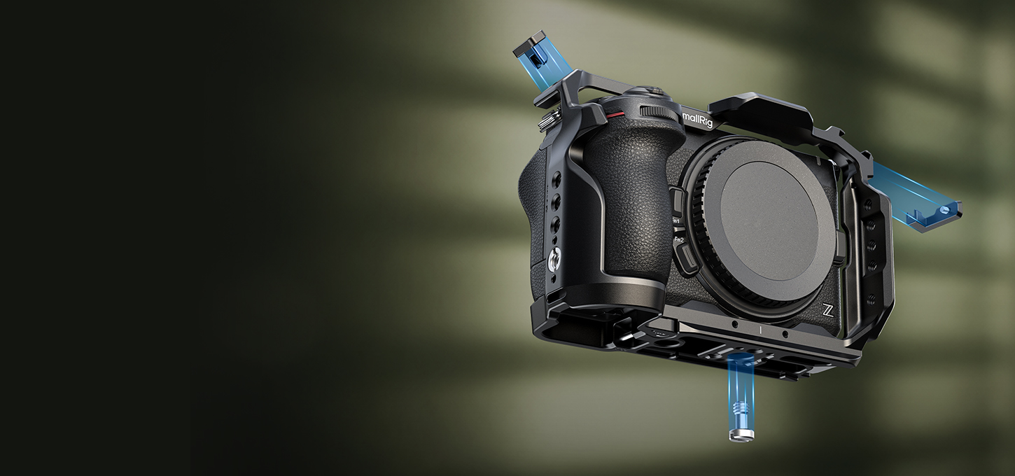 Nikon Z5IIc cage with a HawkLock NATO rail – 2