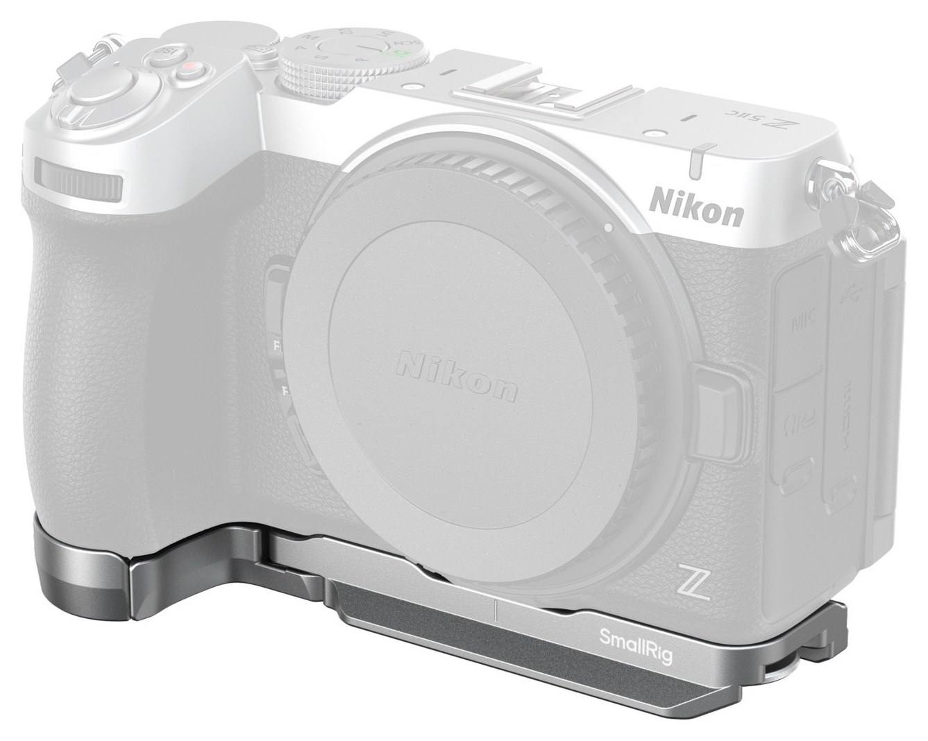 Bottom mount plate for the Nikon Z5IIc