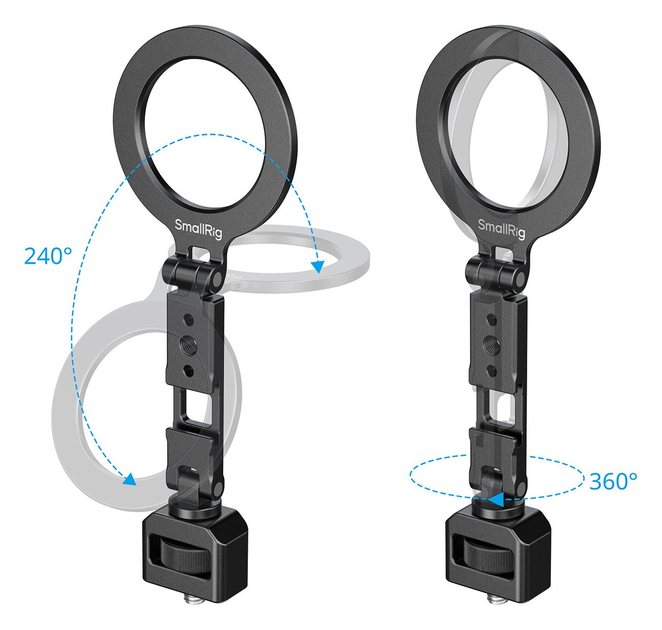 Magnetic phone support with 1/4″-20 screw