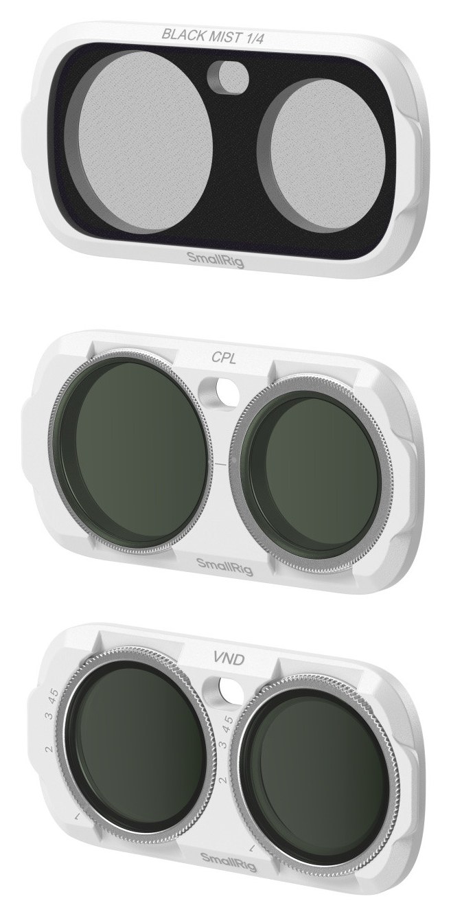 Three magnetic filters for Insta360 Luna Ultra
