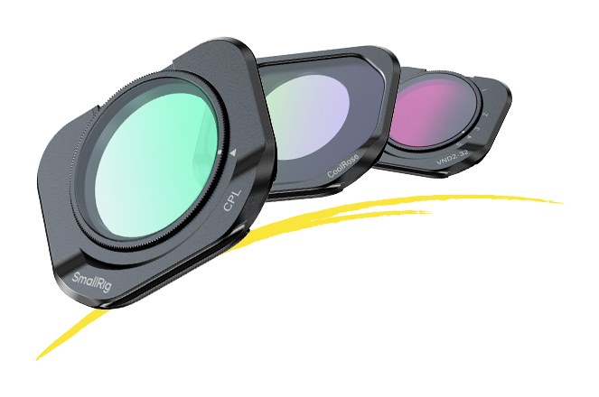Three magnetic filters for Insta360 Luna Pro